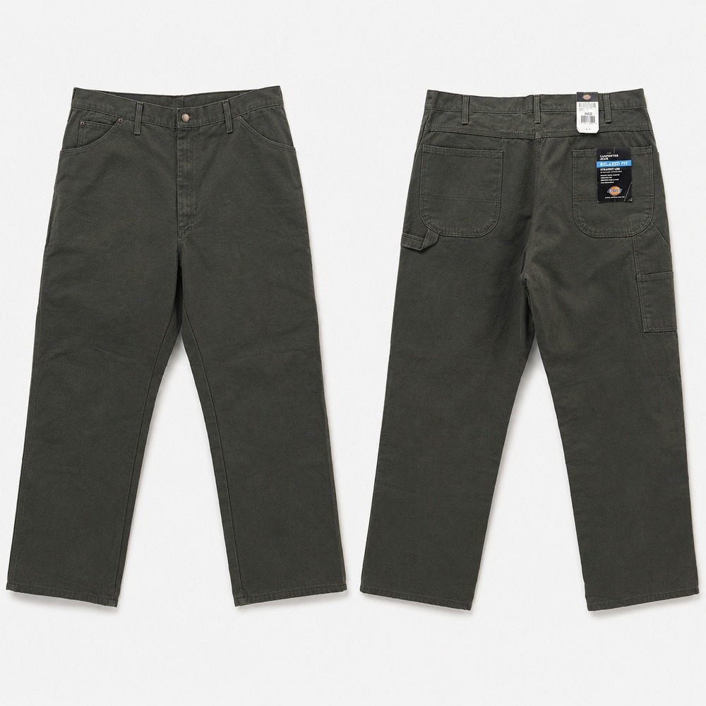 Dickies Carpenter Jeans 44x30 NWT Olive Green Relaxed Fit Gorpcore Workwear